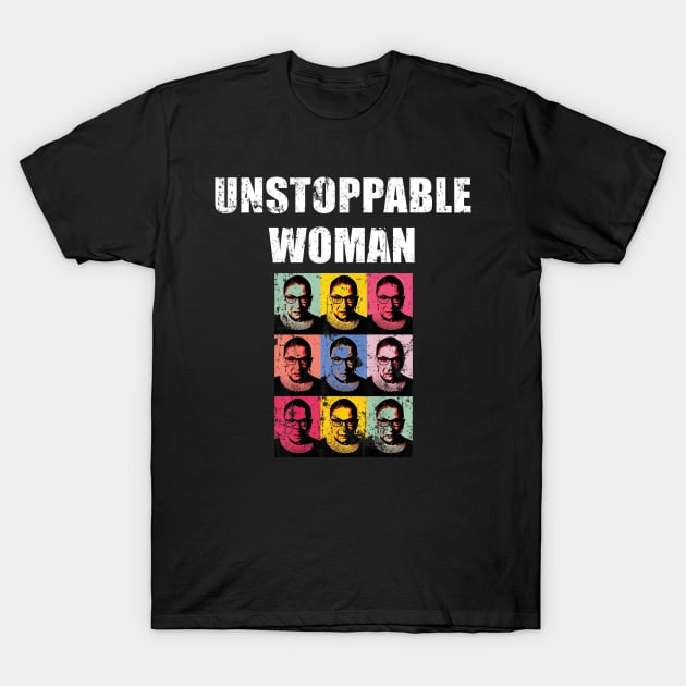 Unstoppable Woman Girl Power Empowerment Feminist T-Shirt by dashawncannonuzf